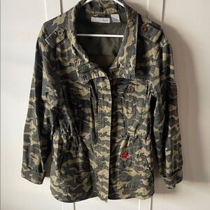 Camo Military Style Jacket
